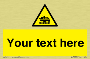 Custom warning ferries crossing vessels